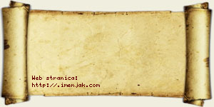 Anđela Pavin vizit kartica